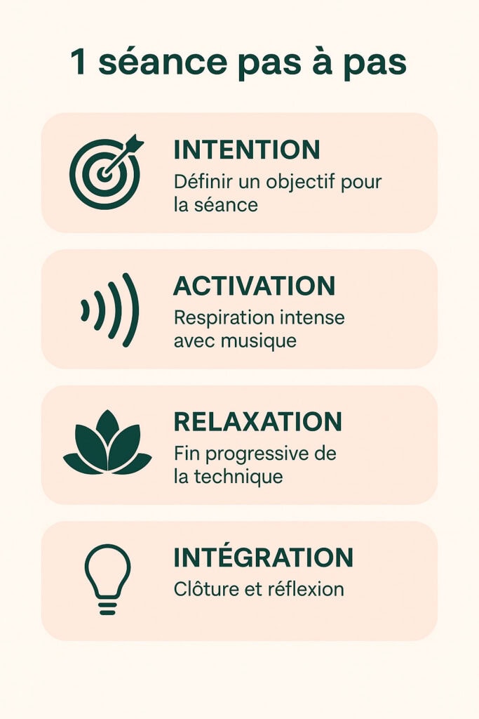 Infographie déroulement séance de breathwok