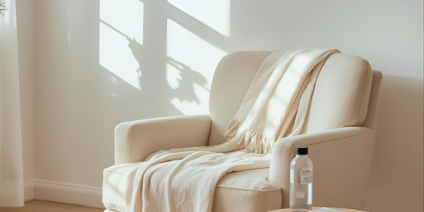 Espace d’accompagnement calme et sécurisé, fauteuil et carnet prêts pour l’évaluation préalable