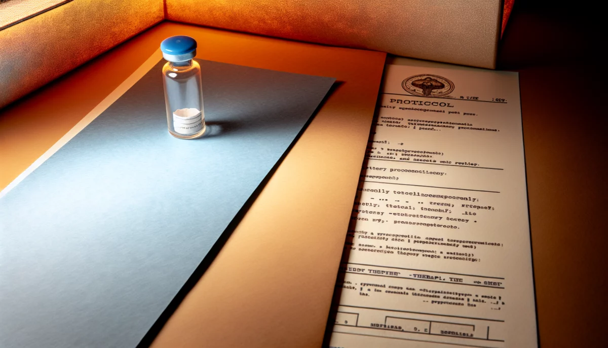 Visual comparison of psilocybin and therapeutic protocol
