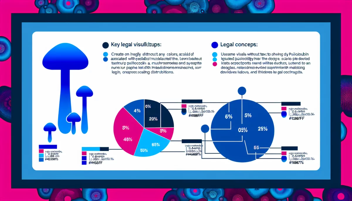 Infographie sur les définitions juridiques de la psilocybine et ses dérivés.