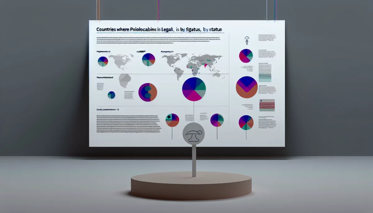 Vue d'ensemble des pays où la psilocybine est légale ou tolérée, guide clair par statuts.