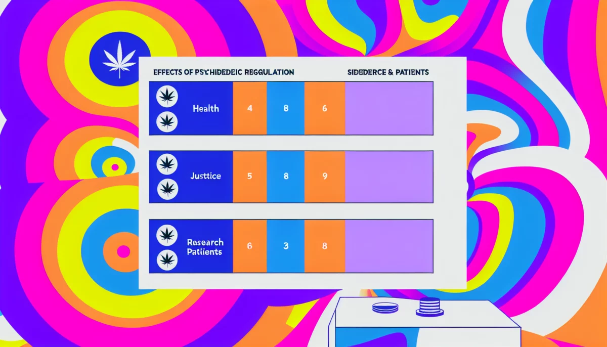 Comparaison des impacts de la régulation des psychédéliques.