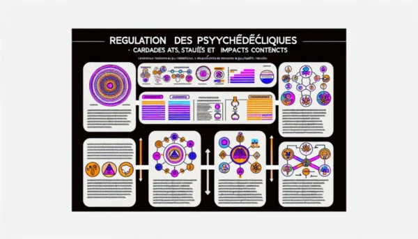 Vue d'ensemble sur la régulation des psychédéliques et leurs impacts.