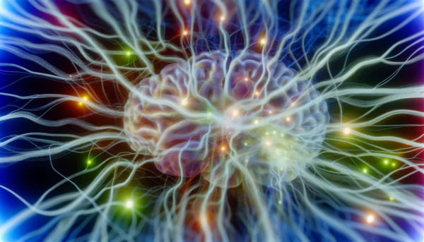 Vue d'ensemble des réseaux cérébraux liés à la dépression, illustrant leur complexité.