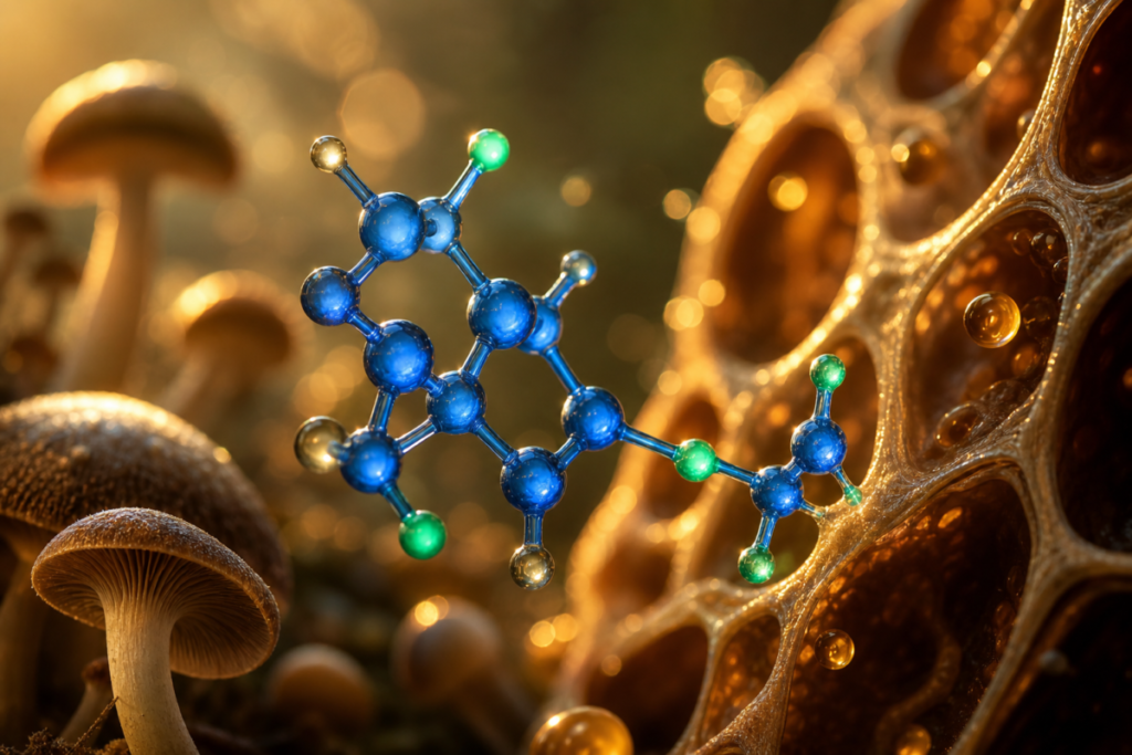 conversion psilocine — Conversion psilocine : comment la psilocybine devient active dans le corps