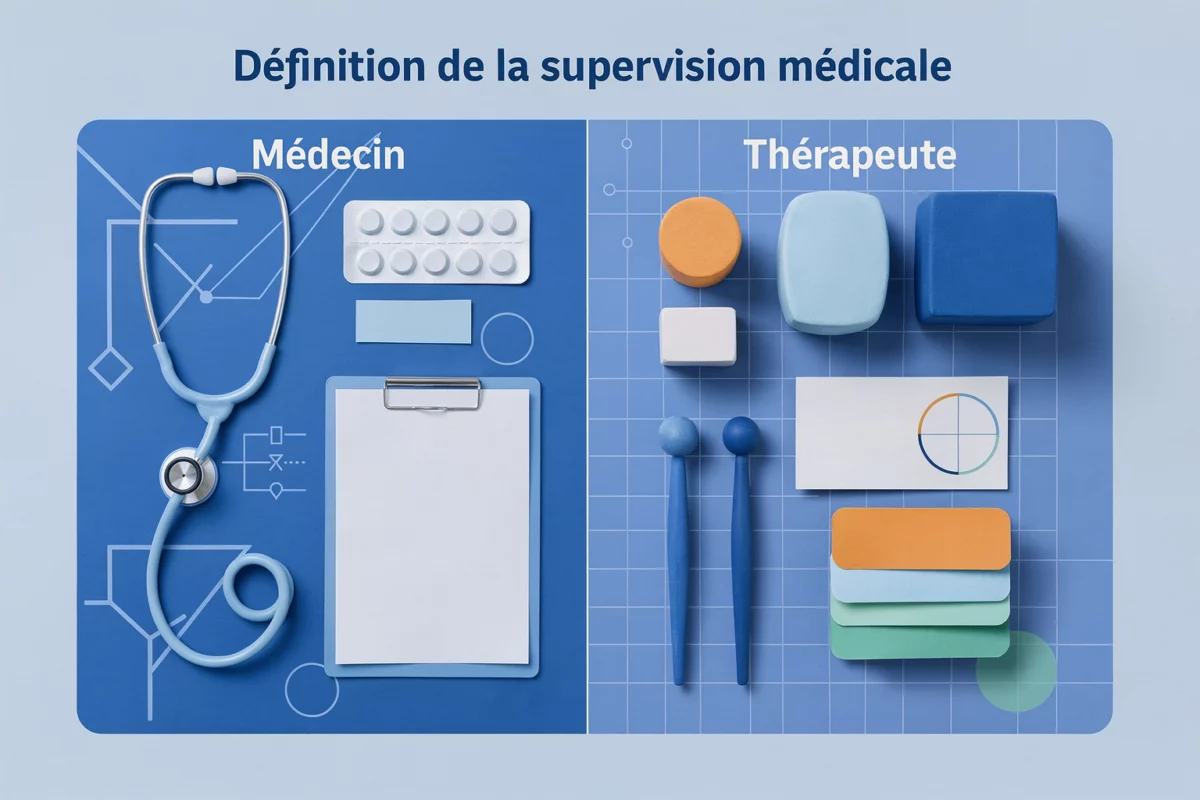 supervision médicale — Définition de la supervision médicale