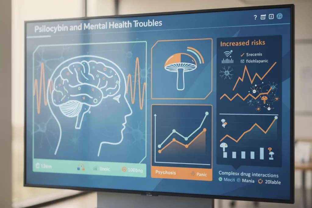 troubles mentaux — Psilocybine : un danger pour les personnes souffrant de troubles mentaux&nbsp;?