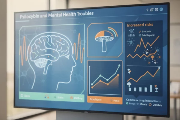 troubles mentaux — Psilocybine : un danger pour les personnes souffrant de troubles mentaux&nbsp;?